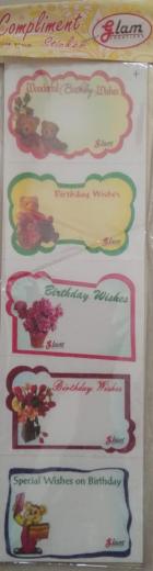 Birthday sticar
