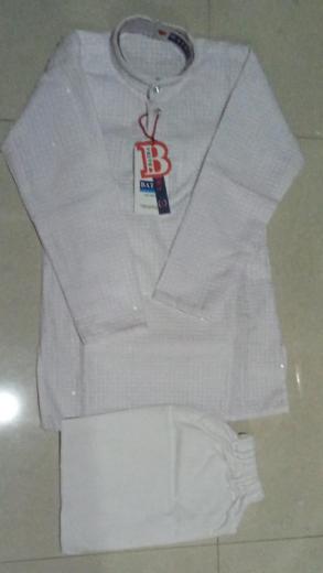 Shahi kurta payjama white thumbnail 1